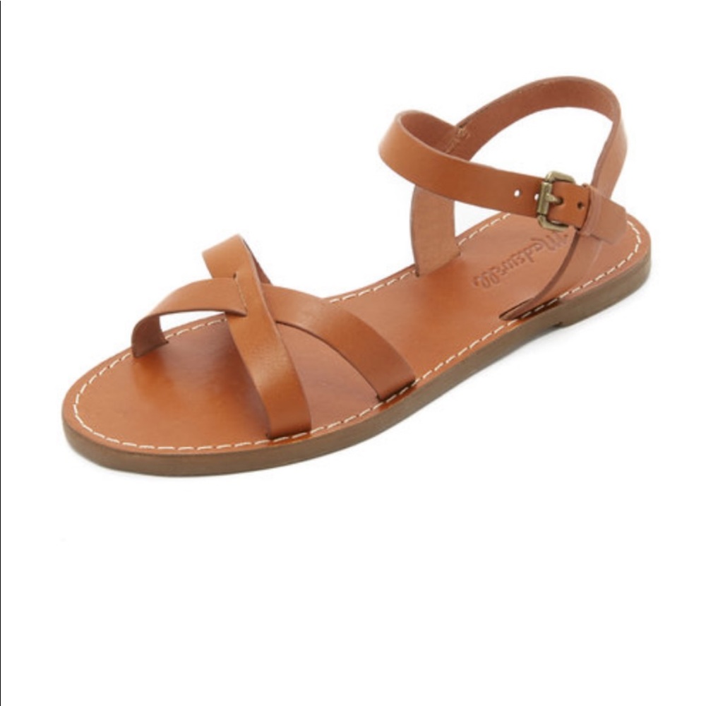Madewell cross-cross leather “Sightseer” sandals